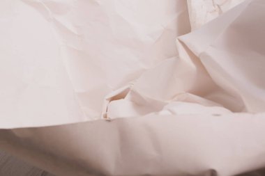 Beyaz buruşmuş kağıt arkaplan grunge doku arkaplanı