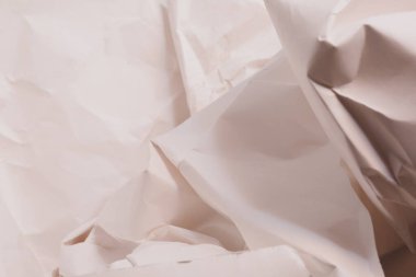 Beyaz buruşmuş kağıt arkaplan grunge doku arkaplanı