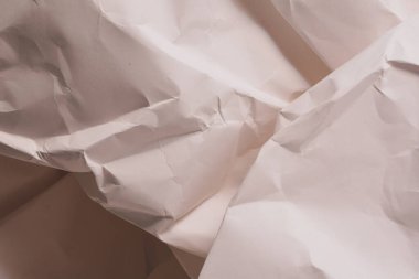 Beyaz buruşmuş kağıt arkaplan grunge doku arkaplanı
