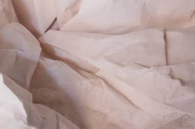 Beyaz buruşmuş kağıt arkaplan grunge doku arkaplanı