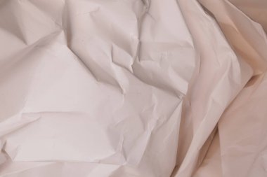 Beyaz buruşmuş kağıt arkaplan grunge doku arkaplanı