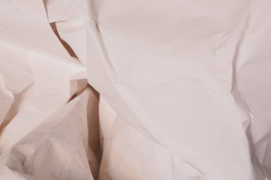 Beyaz buruşmuş kağıt arkaplan grunge doku arkaplanı