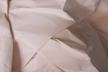 Beyaz buruşmuş kağıt arkaplan grunge doku arkaplanı