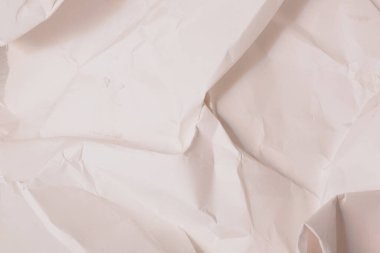 Beyaz buruşmuş kağıt arkaplan grunge doku arkaplanı