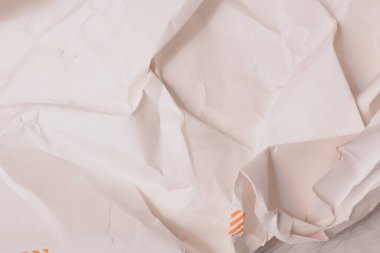 Beyaz buruşmuş kağıt arkaplan grunge doku arkaplanı