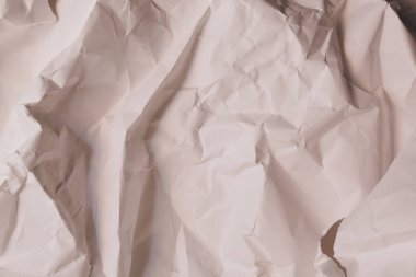 Beyaz buruşmuş kağıt arkaplan grunge doku arkaplanı