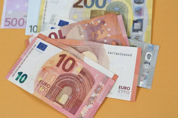 Europeiska Valutapengar Eurosedlar — Stockfoto