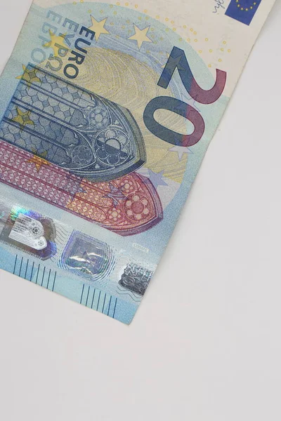 Pieniądze Walucie Europejskiej Banknoty Euro — Zdjęcie stockowe