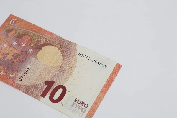 Moneda Europea Dinero Billetes Euros — Foto de Stock