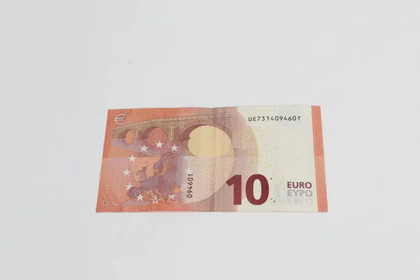 Pieniądze Walucie Europejskiej Banknoty Euro — Zdjęcie stockowe