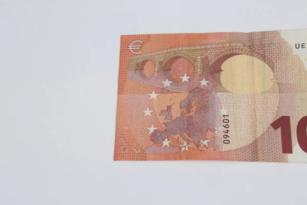 Monnaie Européenne Monnaie Billets Euros — Photo