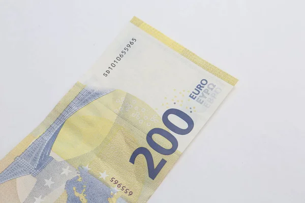 Moneda Europea Dinero Billetes Euros — Foto de Stock
