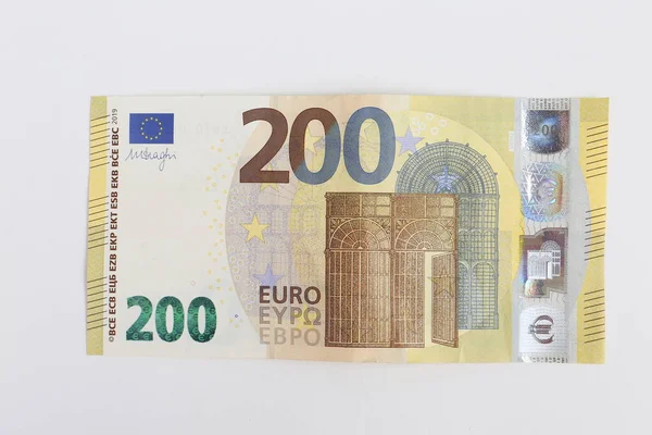 Moneda Europea Dinero Billetes Euros — Foto de Stock