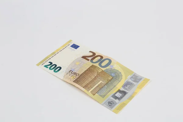 Moneda Europea Dinero Billetes Euros — Foto de Stock