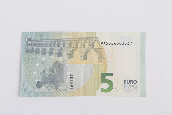 Bani Monedă Europeană Bancnote Euro — Fotografie, imagine de stoc