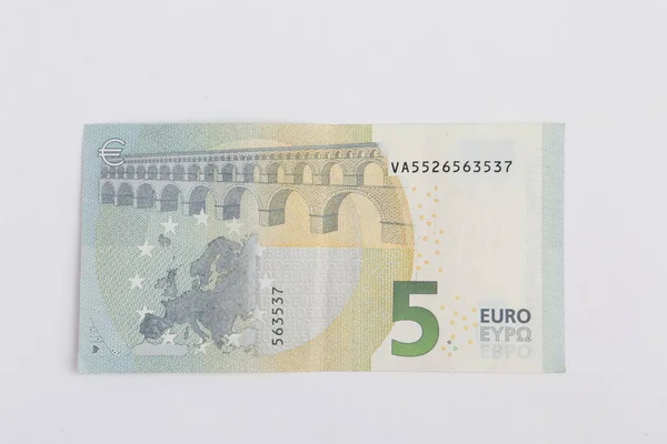 Moneda Europea Dinero Billetes Euros —  Fotos de Stock