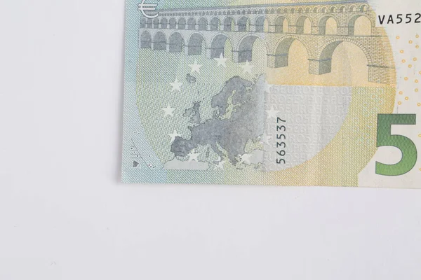 Moneda Europea Dinero Billetes Euros —  Fotos de Stock