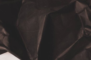 siyah buruşmuş kağıt arkaplan grunge doku arkaplanı