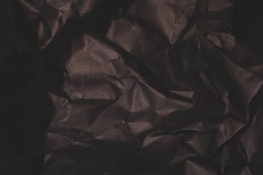siyah buruşmuş kağıt arkaplan grunge doku arkaplanı