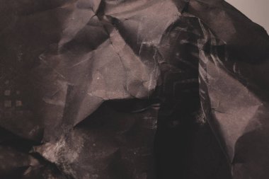 siyah buruşmuş kağıt arkaplan grunge doku arkaplanı