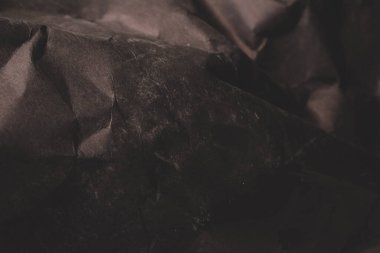 siyah buruşmuş kağıt arkaplan grunge doku arkaplanı
