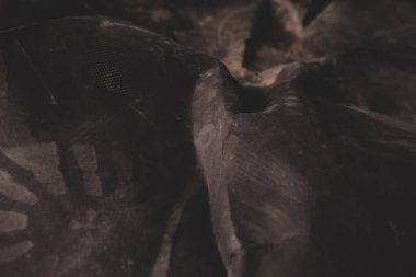 siyah buruşmuş kağıt arkaplan grunge doku arkaplanı