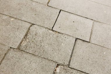 Gri Tuğla Taş Kaldırım dokusu arka planı