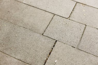 Gri Tuğla Taş Kaldırım dokusu arka planı