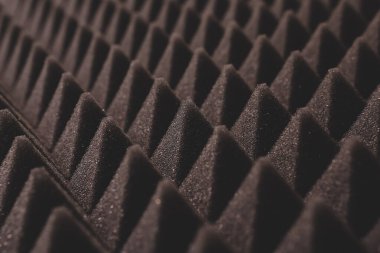 Stüdyo ses akustik köpük arka plan yakın çekim