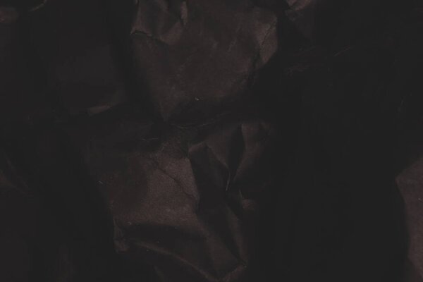 черный складчатый складчатый бумажный фон гранж текстура фона