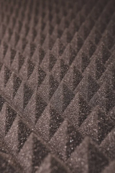 Close up of studio sound acoustical foam Background