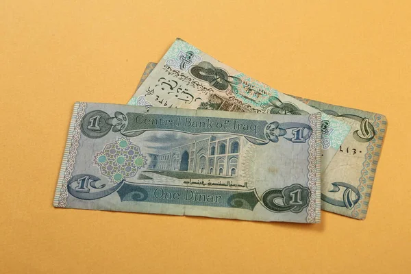 Irak Merkez Bankası Bir Dinar Banknote — Stok fotoğraf