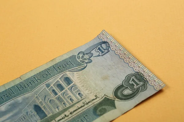 Centrale Bank Van Irak Een Dinar Bankbiljet — Stockfoto