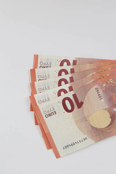 Multi Euro Dolar Contanti Diversi Tipi Banconote Nuova Generazione Bitcoin — Foto Stock