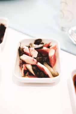 Geleneksel Türk ve Yunan yemek meze masası