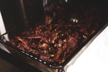 Geleneksel Türk ve Yunan yemek meze masası