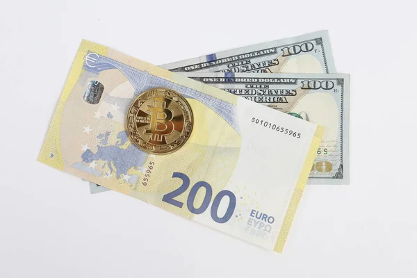 Multi Ευρώ Dolar Μετρητά Διαφορετικό Είδος Της Νέας Γενιάς Τραπεζογραμματίων — Φωτογραφία Αρχείου