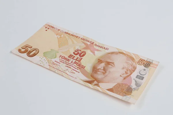 Monnaie Turque Lire Turque Billets — Photo