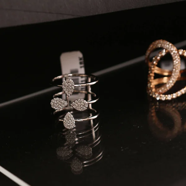 Diamantschmuck Luxus Und Modeschmuck — Stockfoto