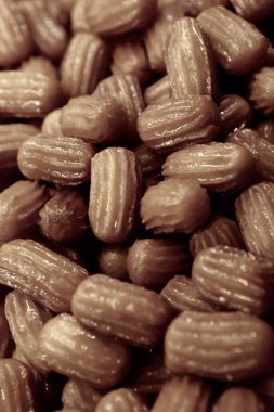 Geleneksel hindistancevizli tatlı baklavası. Ev yapımı fındıklı ve ballı baklava..