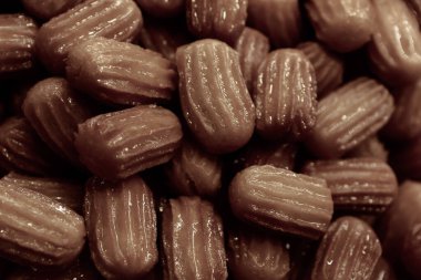 Geleneksel hindistancevizli tatlı baklavası. Ev yapımı fındıklı ve ballı baklava..