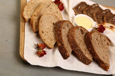 Lezzetli doğal estetik fırınlanmış ekmek