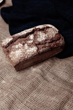 Lezzetli doğal estetik fırınlanmış ekmek