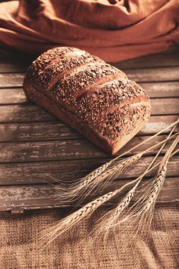 Lezzetli doğal estetik fırınlanmış ekmek