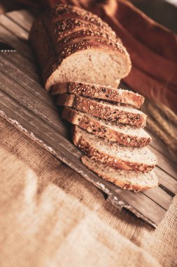 Lezzetli doğal estetik fırınlanmış ekmek