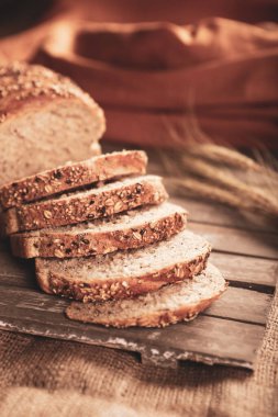 Lezzetli doğal estetik fırınlanmış ekmek