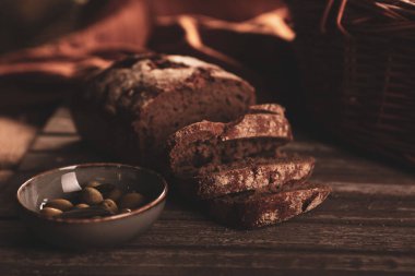 Lezzetli doğal estetik fırınlanmış ekmek