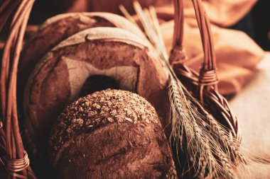 Lezzetli doğal estetik fırınlanmış ekmek