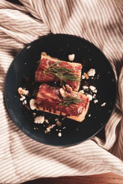 Lezzetli doğal estetik fırınlanmış ekmek