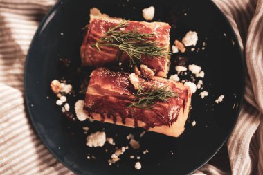 Lezzetli doğal estetik fırınlanmış ekmek